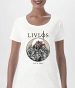 LIVLØS: Hvid Rot & Ruin T-shirt (Ladies)