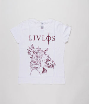 livløs-white-t-shirt-with-red-weredeer-girls-front