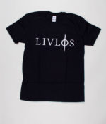livløs-black-t-shirt-with-white-logo-front
