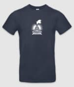 Guldexpressen logo tshirt navy mockup