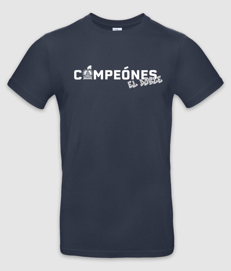 Guldexpressen campeones el doble tshirt navy mockup