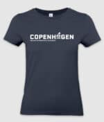 Guldexpressen copenhagen tshirt women navy mockup 1