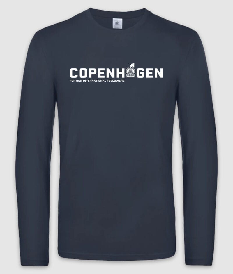 Guldexpressen copenhagen longsleeve navy mockup