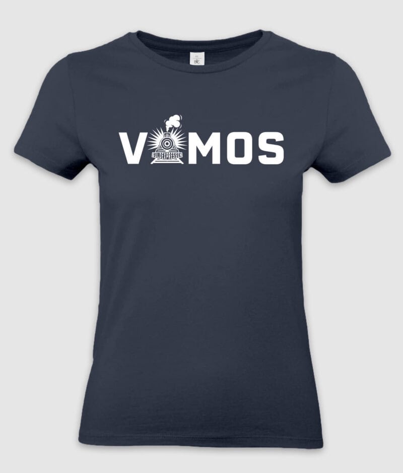 Guldexpressen vamos tshirt women navy mockup