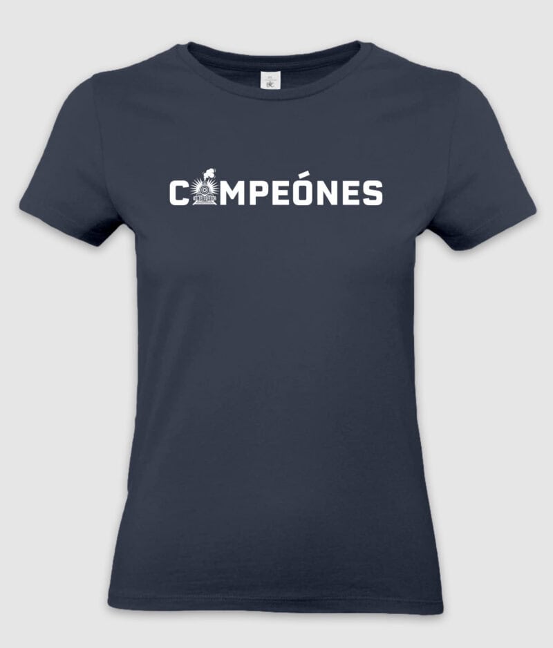 Guldexpressen campeones tshirt women navy mockup