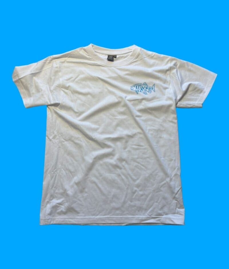 Clausens fiskehandel laksegate bryst t shirt front