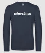 Guldexpressen campeones longsleeve navy mockup