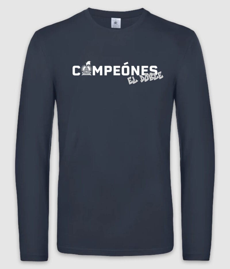 Guldexpressen campeones el doble longsleeve navy mockup