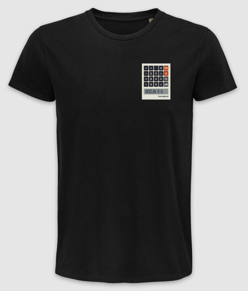 No black shirt casual boobies t shirt mockup