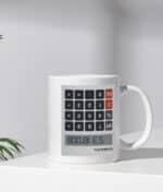 No black shirt casual boobies mug mockup