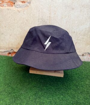 Grimfest bollehat hvidt lyn navy