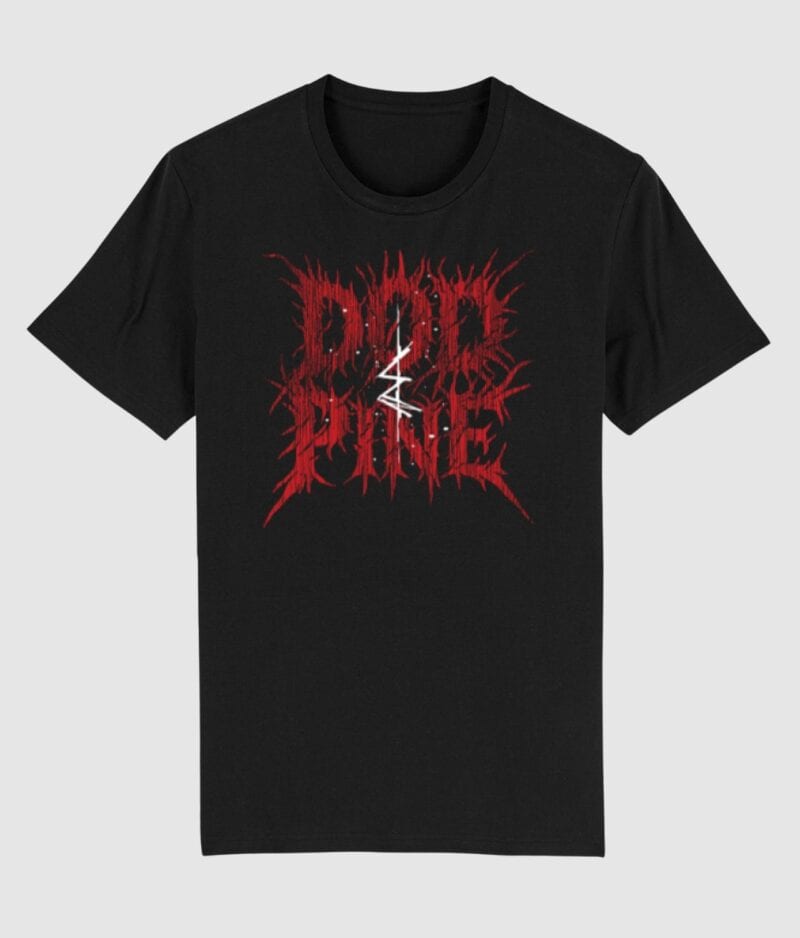 Dod pine tshirt black front
