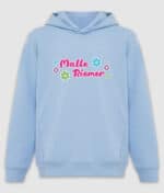 Amalie riemer malle hoodie kids sky blue front
