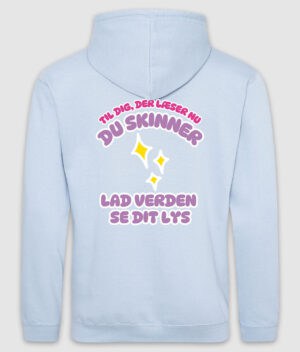 Amalie riemer malle hoodie sky blue back