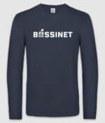 Guldexpressen bassinet longsleeve navy mockup