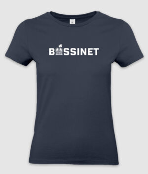 Guldexpressen bassinettshirt women mockup