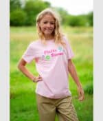 Malle riemer t shirt kids cotton pink2