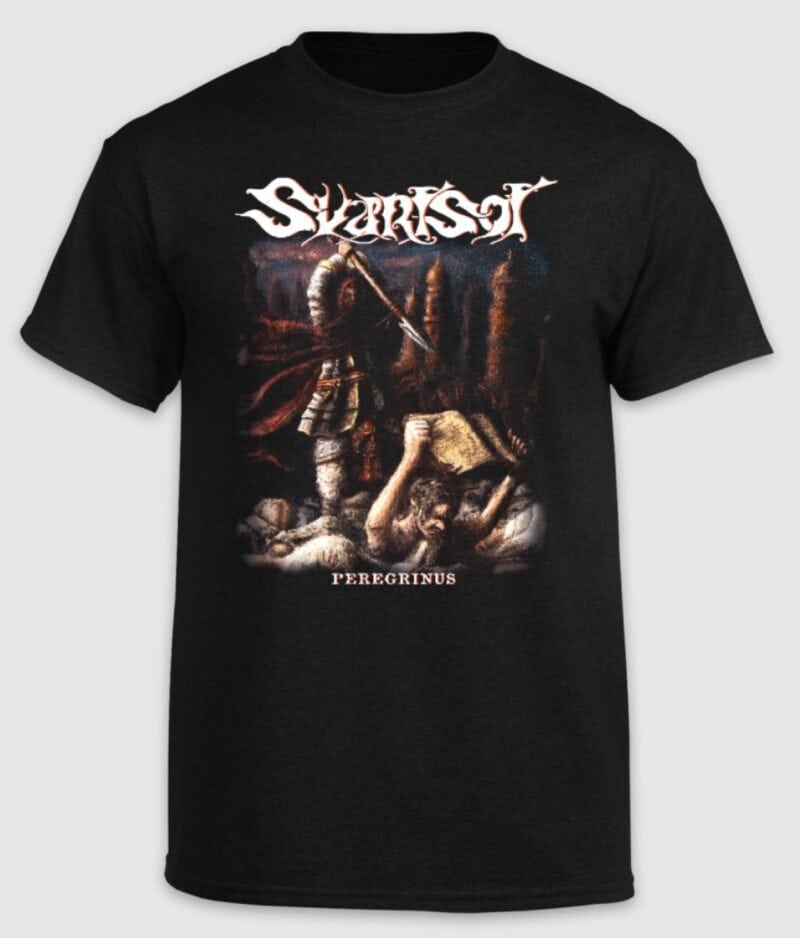 Svartsot peregrinus t shirt black front