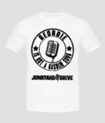 Junkyard drive geordie white tshirt front