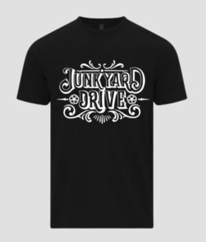 Junkyard drive logo tshirt front