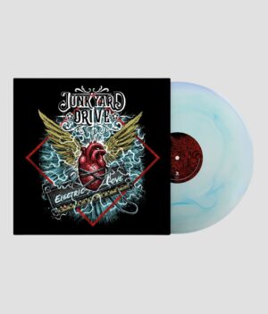 Junkyard drive electric love vinyl blue