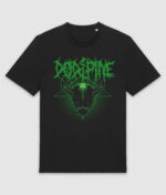 Doed og pine evilskull tshirt black front